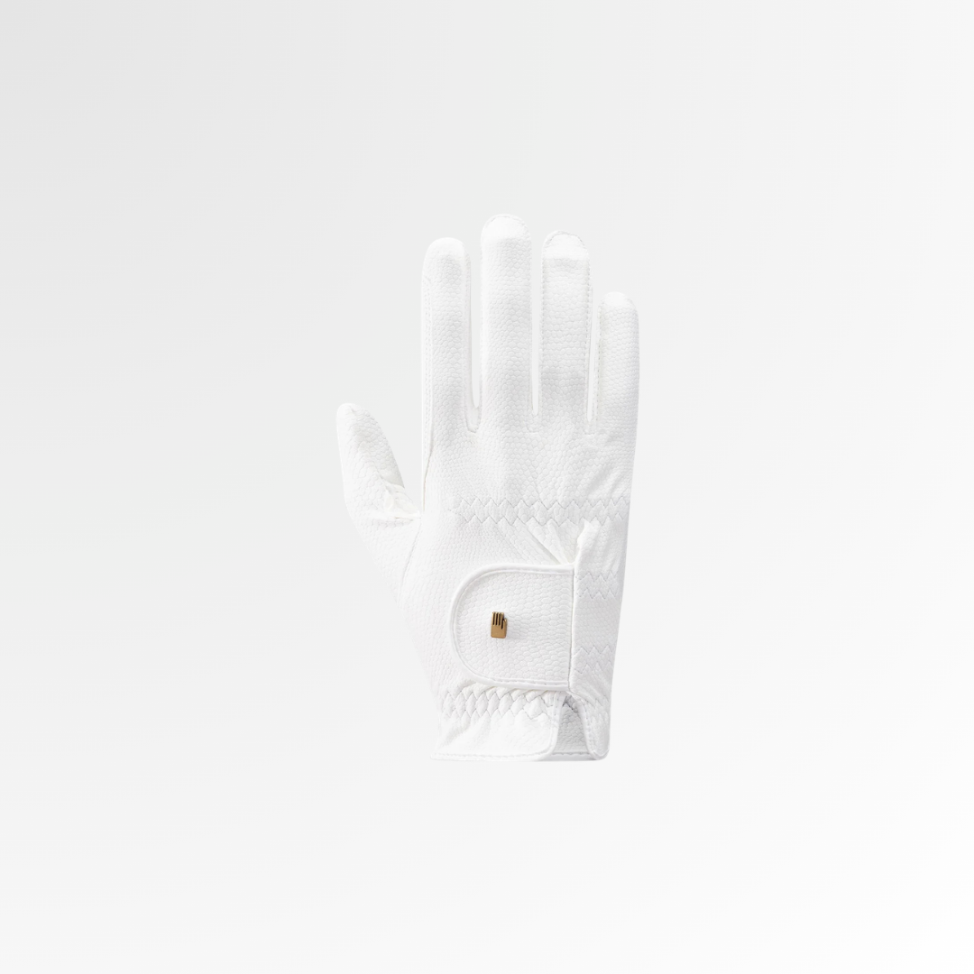 WHITE ROECK-GRIP GLOVES